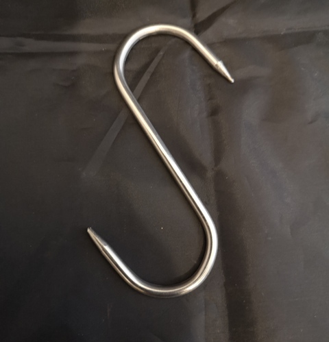 Butchers S Hooks - food grade stainless steel - 120mm / 5